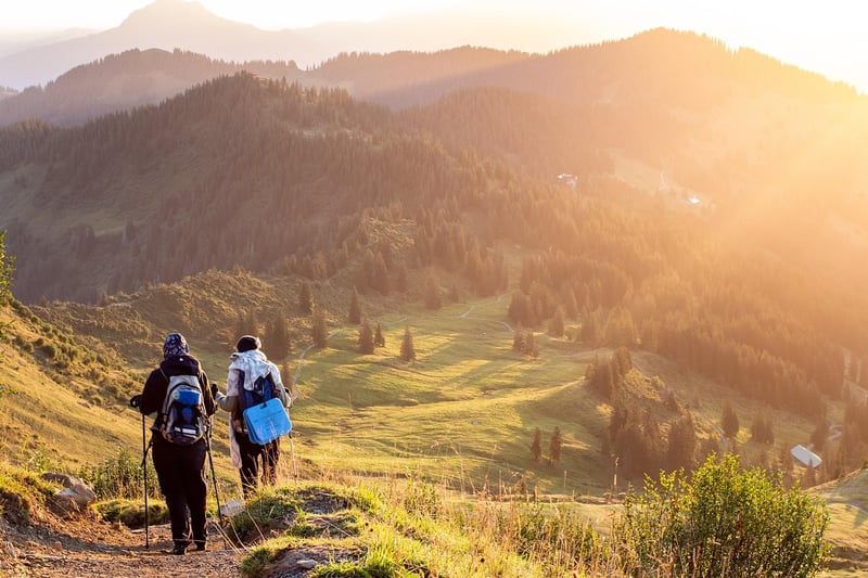 Hiking in Mountains